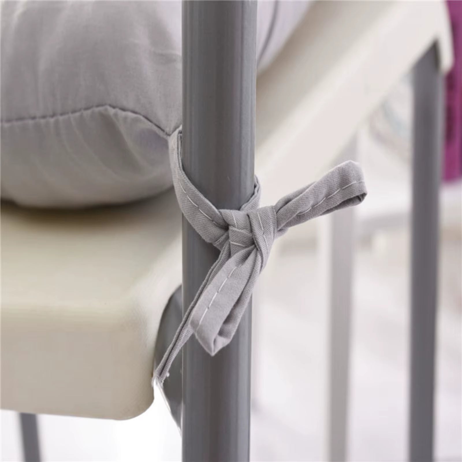 40Cm Throw Pillow Chair Fixed Rope Non-Slip Seat Cushion Nap Pillows Home Office Chair Cushion Seat Soft Pad Pillow Sofa Cushion