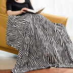 1PC Throw Checkerboard Black and Orange Flannel Blanket for Couch Bed Sofa Cozy Comfy Warm Halloween Decor for All Season