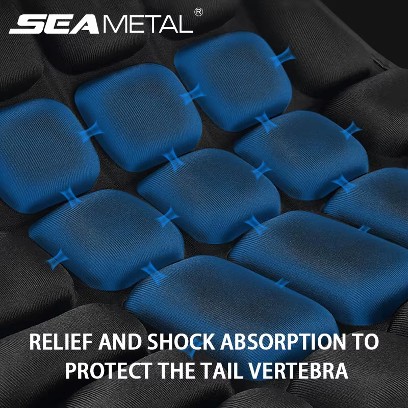 SEAMETAL Motorcycles Seat Cover Cushion Black EVA Foam Soft Comfortable Seat Cushion Universal for Motorbike Electric Bike