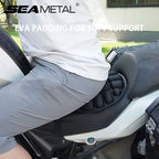 SEAMETAL Motorcycles Seat Cover Cushion Black EVA Foam Soft Comfortable Seat Cushion Universal for Motorbike Electric Bike
