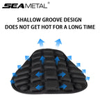 SEAMETAL Motorcycles Seat Cover Cushion Black EVA Foam Soft Comfortable Seat Cushion Universal for Motorbike Electric Bike