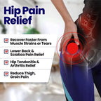 1Pcs Hip Brace Thigh Compression Sleeve,Hamstring & Groin Compression Sleeve Wrap for Sciatic Nerve Relief,Hip Support Brace