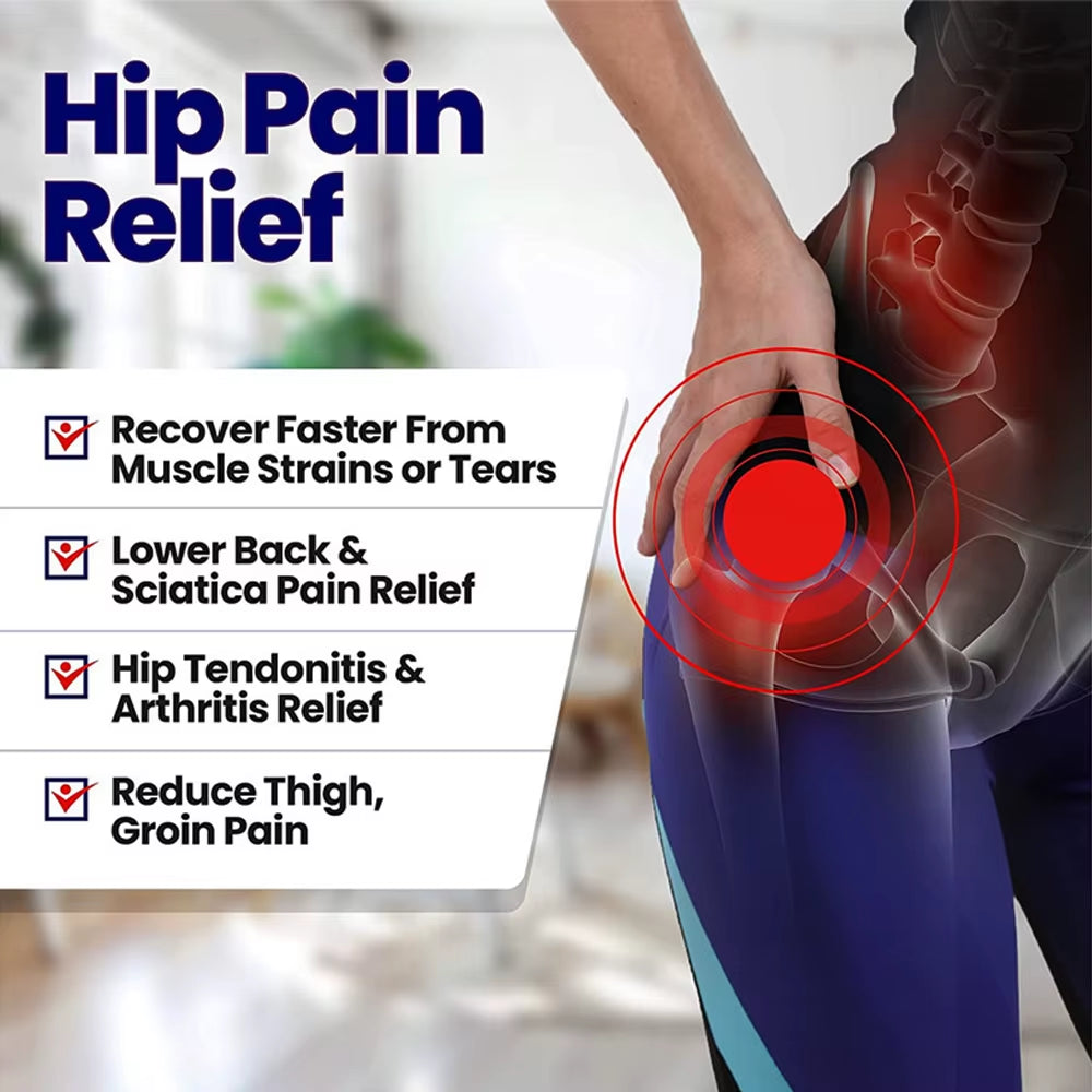 1Pcs Hip Brace Thigh Compression Sleeve,Hamstring & Groin Compression Sleeve Wrap for Sciatic Nerve Relief,Hip Support Brace