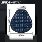 SEAMETAL Motorcycles Seat Cover Cushion Black EVA Foam Soft Comfortable Seat Cushion Universal for Motorbike Electric Bike
