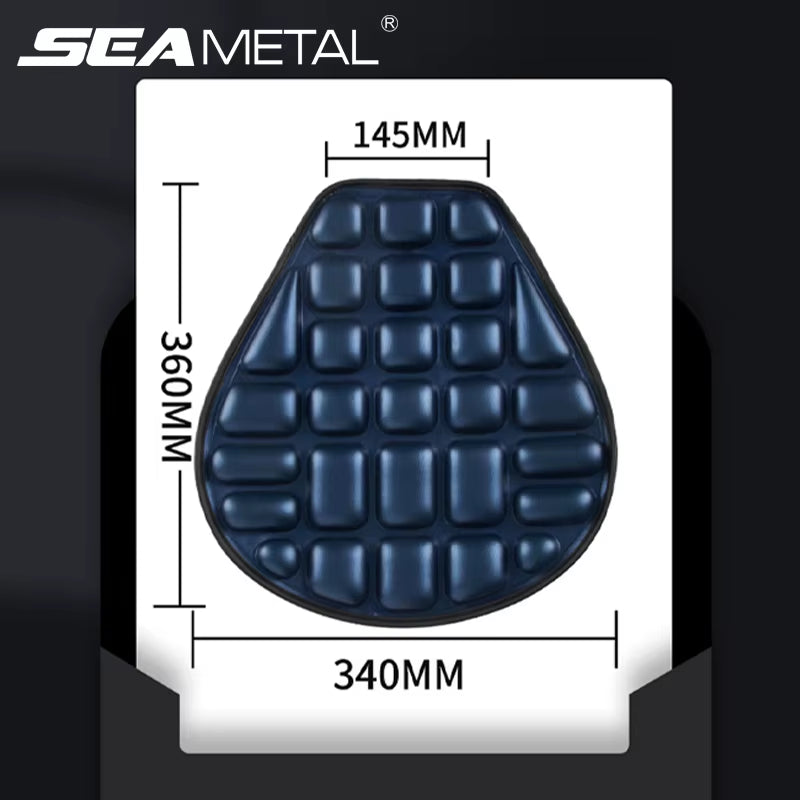 SEAMETAL Motorcycles Seat Cover Cushion Black EVA Foam Soft Comfortable Seat Cushion Universal for Motorbike Electric Bike